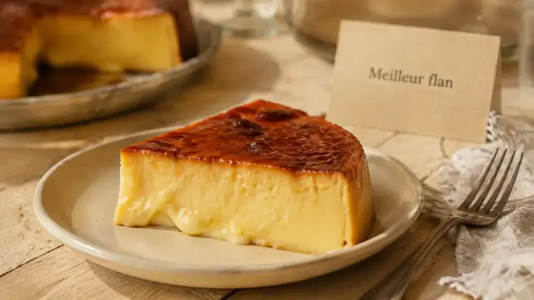 Meilleur flan à Paris : comparez crème, pâte et format