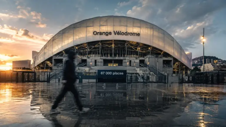 Le stade Vélodrome compte 67 000 places sous une toiture de 65 000 m²